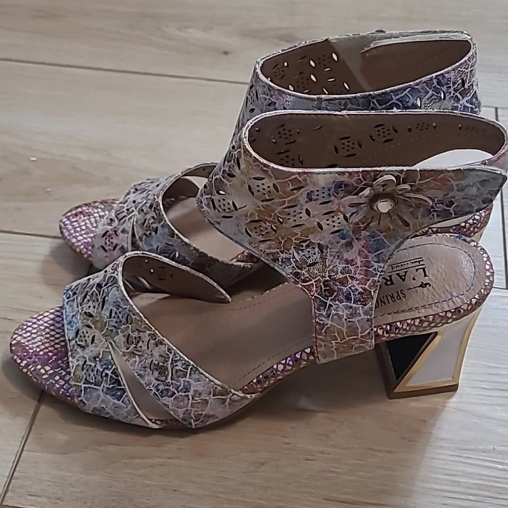 L'ATISTE Women's Sandals in Multi-Color Size 41/ 9 - Picture 5 of 14